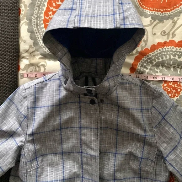 Boden Gray Check Suki Rain Coat - Picture 13 of 13
